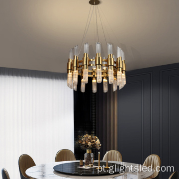 Decoração de moda para sala de jantar lustre LED pendente